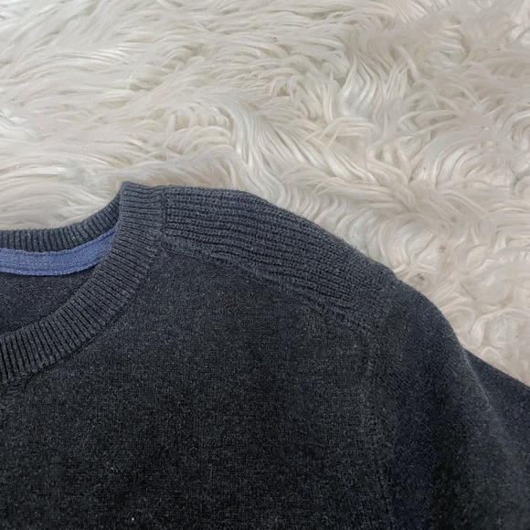 Banana Republic Men's Gray Knit Crewneck Pullover Sweater Size Large - Picture 5 of 7